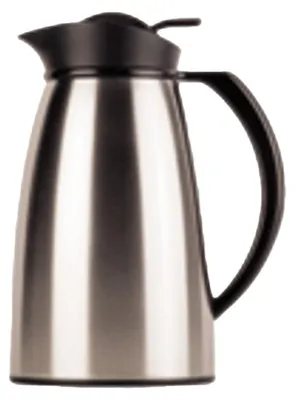 Produktbild von Edelstahl-Isolierkanne 1l EUROHOME® – 17x15x26cm – Mit der EUROHOME® Isolierkanne aus Edelstahl können Sie heiße Getränke wie Kaffee