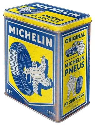 Obrázek produktu pro Nostalgic-Art - Úložná plechovka L - Michelin - Vintage