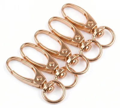 Produktbild von 5 Karabiner Karabinerhaken Taschenkarabiner Größen Farbwahl Gurtband Hundeleinen