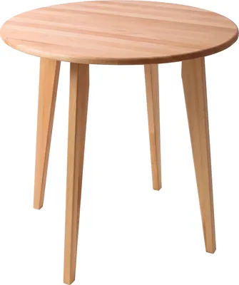 Produktbild von Krok Wood Esstisch runder Tisch Dresden aus Massivholz in Buche 75x75x76 cm