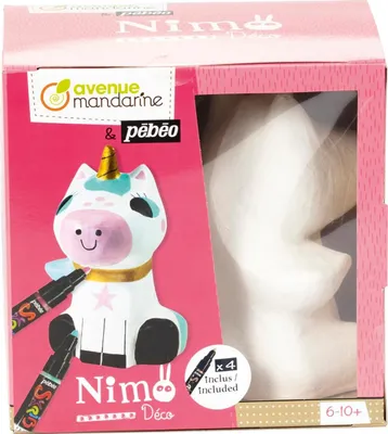 Immagine prodotto di Kit Unicorno in cartapesta da dipingere, a partire da 6 anni, inclusi materiali e istruzioni