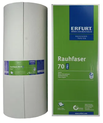 Produktbild von ERFURT Rauhfaser Tapete 70 Pro, abwechslungsreiche Struktur, 125 x 0,75 m, ausreichend für 93,75 m², 1 Großrolle