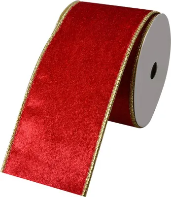 Produktbild von Clayre & Eef Dekoratives Band 63 mm x 5 m Rot Synthetisch