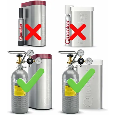 Produktbild von CO2 Druckminderer Umrüst-Set für Quooker Cube, 2–10 kg