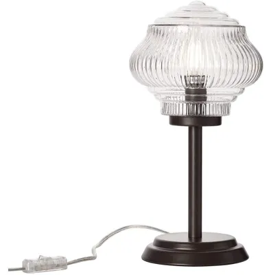 Produktbild von Brilliant Tischleuchte Tanic Braun/Transparent max. 25W E14 ohne Leuchtmittel mit Schalter