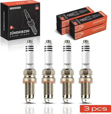 Image de Frankberg 4x Bougie d'allumage pour VW Golf Passat Audi A3 A1 Seat Ibiza IV Leon Fabia 3
