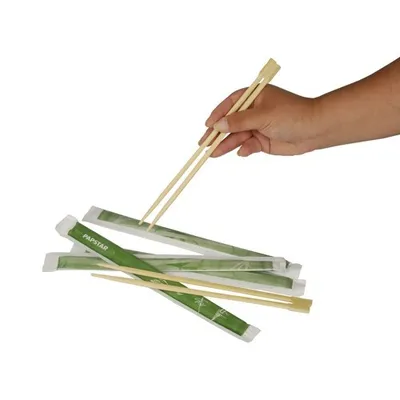 Produktbild von 21000 Paar Essstäbchen 23 cm einzeln gehüllt