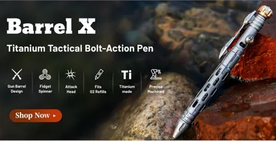 Produktbild von Titaner Bolt Pen Barrel X - sandblasted
