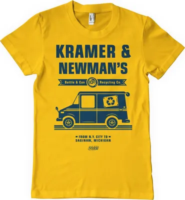 Produktbild von Kramer & Newman's Recycling Co T-Shirt - Medium - Gold