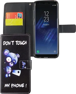 Produktbild von Handyhülle Tasche für Handy Samsung Galaxy S8+ Plus Bär mit Beil