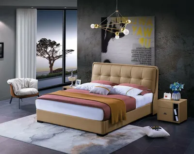 Produktbild von Klassisches 3 tlg. Schlafzimmer Set Klassisches Bett + Nachttisch Doppelbett Neu JVmoebel