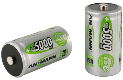 Imagen del producto de Ansmann 5030922, 1x2, batería recargable NiMH Ansmann maxE, tipo D, 5000 mAh. 5030922