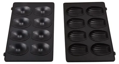 Produktbild von Tefal XA801512, Ersatzteller, Schwarz, Tefal Snack Collection/SnackTime, 242 mm, 155 mm, 44 mm