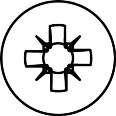 Produktbild von HECO-TOPIX-plus 3,5 x 35, Beschlagschraube, Pozi-Drive, PZD-2, Vollgewinde, A3K, 1000 Stück