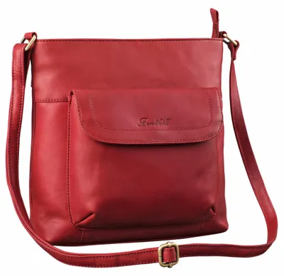 Produktbild von Benthill Shopper Damen Leder - Ledertasche mit Reißverschluss - Umhängetasche aus Echtleder - Handtasche Vintage - Bag Beutel - Schulterbeutel