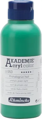 Produktbild von Phthalogrün hell 250ml Acrylfarbe - AKADEMIE Acryl - Schmincke 23 553 027