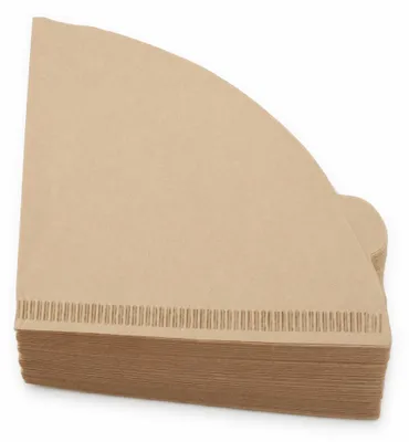 Kegel-Kaffeefilter, 100 Stück, ungebleicht, für 8–12 Tassen