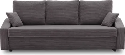 Produktbild von Couch mit schlaffunktion Schlafcouch mit Bettkasten DORMA 221x92cm Dunkelgrau