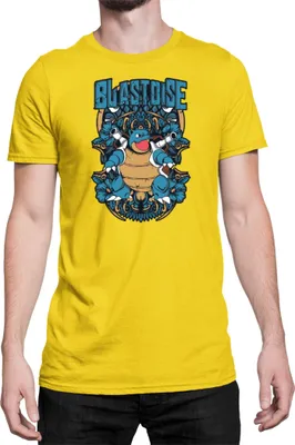 Immagine prodotto di Maglietta da uomo Japan Anime Manga Pokemon Blastoise, Man 3XL , Jaune