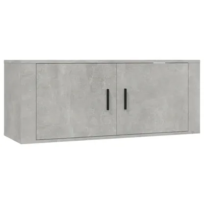 Produktbild von vidaXL TV-Wandschrank Betongrau 100x34,5x40 cm