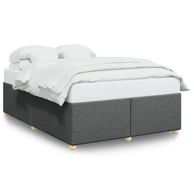 Immagine prodotto di vidaXL Struttura letto senza materasso grigio scuro 140x190 cm tessuto