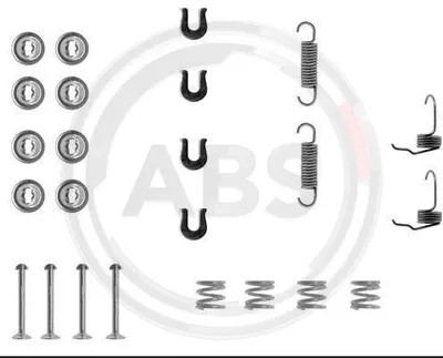 Produktbild von A.B.S. Zubehörsatz Bremsbacken 0655Q Hinten für MITSUBISHI COLT III (C5A) 0,06kg