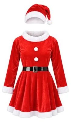 Imagen del producto de Malatec 22702 Disfraz de Papá Noel - para mujer