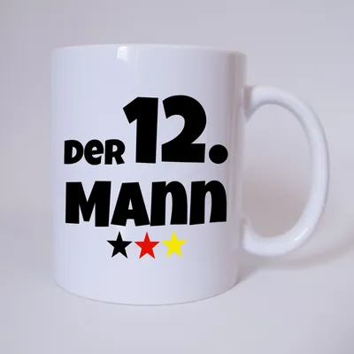 Produktbild von TassenKing - Der 12. Mann - Deutschland Fussball - Tasse - Kaffeetasse - Tasse mit Spruch