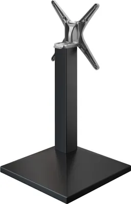 Produktbild von PALMA | Bistro Tischgestell | Schwarz | Fuß: 50 x 50 cm | Säule: 8 x 76 cm | Klappbar | Tischgestell klappbar, Gastro Tischgestell