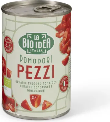 POMIDORY KROJONE BEZ SKÓRY BIO 400 g (240 g) - LA BIO IDEA