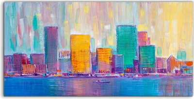 Produktbild von Coloray Acrylbild 120x60  Wandbild Acrylbilder Foto Bild Landschaft Architektur Stadt