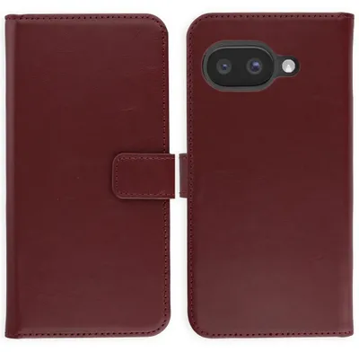 Image de Étui en cuir véritable Selencia pour Google Pixel 9A - Bordeaux