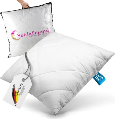 Produktbild von Schlafmond Medicus Clean Allergiker Kopfkissen 80x80 cm waschbar 95 Grad
