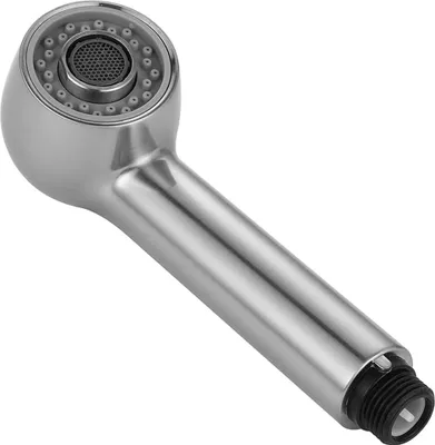Produktbild von Handbrause für Küchenarmatur mit 2 Düsen, Ersatz-Handbrausekopf für Küchenmischer, gebürstetes Nickel