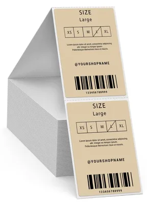 Thermoetiketten Vinyl 2x3 Zoll 500 Stück für Drucker
