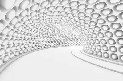 Produktbild von Muralo Fototapete 3D Effekt 300 (B) x 210 (H) cm Vlies Wand Tapete Tunnel Abstraktion Optische Täuschung 3D Optik Wohnzimmer Schlafzimmer moderne Wandbild
