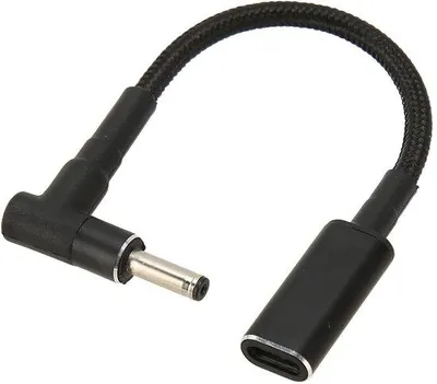 Image de Adaptateur USB-C pour charge rapide PD 100W - connecteur 4 broches - 1,35 mm - pour ordinateurs portables et ordinateurs.