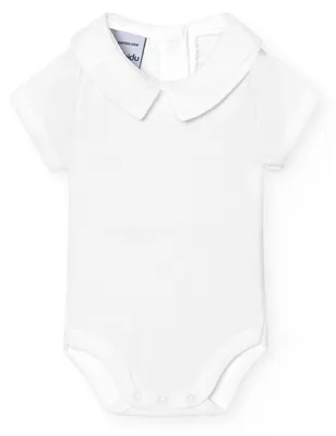Produktbild von BABIDU Kurzarm-Baby-Body aus 100% Baumwolle, Baby-Body für Neugeborene mit Rollk