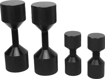 Immagine prodotto di 4 perni di allineamento flangia in alluminio anodizzato, 1-1/8 di pollice, set a 2 fori per flange da 1/2 a 14 pollici 150LB