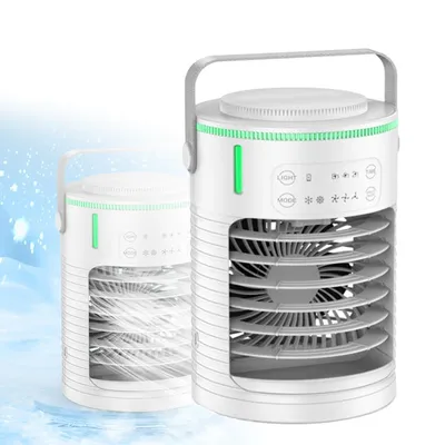 Produktbild von Tragbare Klimaanlage mit Sprühnebel, Tragbare Klimaanlagen mit 3 Geschwindigkeiten, Mini-Klimaanlage für Schlafzimmer, Luftkühler für Zimmer