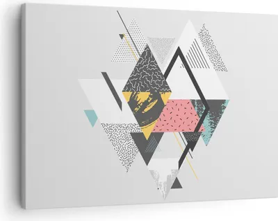 Produktbild von Bild auf Leinwand - Leinwandbild - Abstraktion modern - 70x50cm - Wand Bild - Wanddeko - Wandbilder - Leinwanddruck - Bilder - Kunstdruck - Wanddekoration - Leinwand bilder - Wandkunst - AA70x50-3793