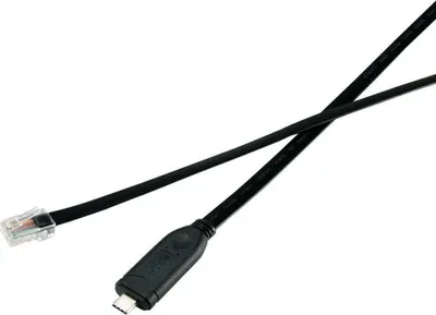 Produktbild von Renkforce USB-C®, RJ45 Adapterkabel [1x USB-C® Stecker - 1x RJ45-Stecker 8p8c] 1.80 m Schwarz