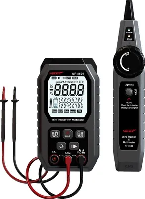 Obrázek produktu pro Tester síťových kabelů, funkce multimetru, testy POE, NF-8509