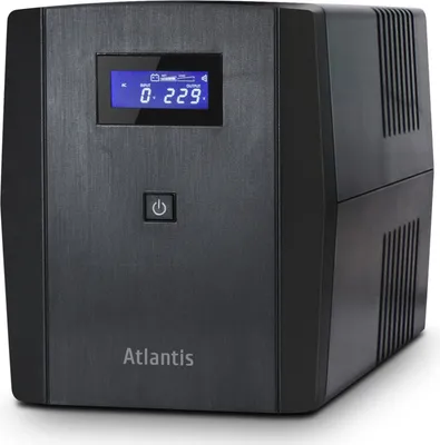 Produktbild von Atlantis Land A03-S1501 OnePower 1501, 1,5 kVA, 900 W, Typ F, Schwarz, 0 - 40 °C, 16 kg