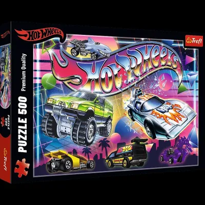 Produktbild von TREFL Puzzle Hot Wheels: 80. Mal 500 Punkte