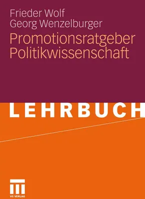 Produktbild von Promotionsratgeber Politikwissenschaft