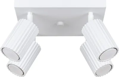Image de Spot de plafond GRAVIO blanc 4xGU10x10W en aluminium, dimensions : 16,5 x 25 x 25 cm, IP20, Pure Lume