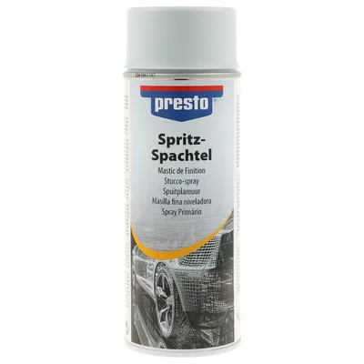 Produktbild von PRESTO Spritzspachtel 308127 69mm 193mm Spraydose 400ml 69mm 0,406kg