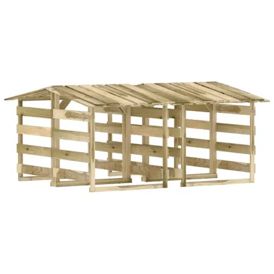 Zdjęcie produktu dla Pergole ogrodowe z daszkiem, 4 szt., 100x90x100 cm, sosnowe
