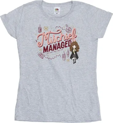 Produktbild von Harry Potter - "Mischief Managed" T-Shirt für Damen BI24126 (M) (Grau)